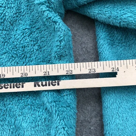 The North Face Jacket Womens XL Blue Full Zip Fleece Embroidered Logo Osito - Picture 8 of 9